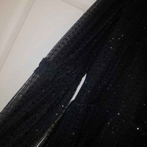 Black sparkly party dress